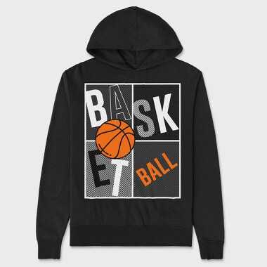 Basketball Vibes, Hanorac Oversize Barbati (Unisex)