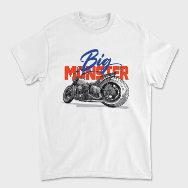 Big Monster Bike, Tricou Barbati (Unisex)