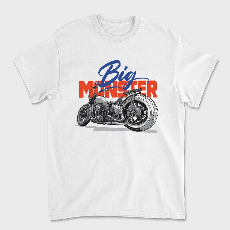 Big Monster Bike, Tricou Barbati (Unisex)