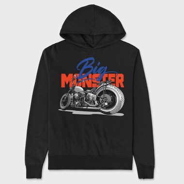 Big Monster Bike, Hanorac Oversize Barbati (Unisex)