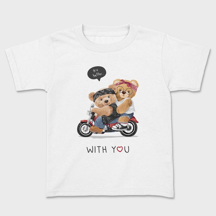 Biker Bears Better, Tricou Copii