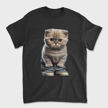 Cat Jeans, Tricou Barbati (Unisex)