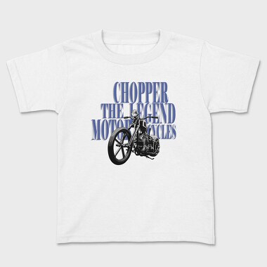 Chopper Legend Motorcycle, Tricou Copii