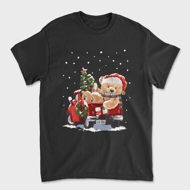 Christmas Bear Truck, Tricou Barbati (Unisex)