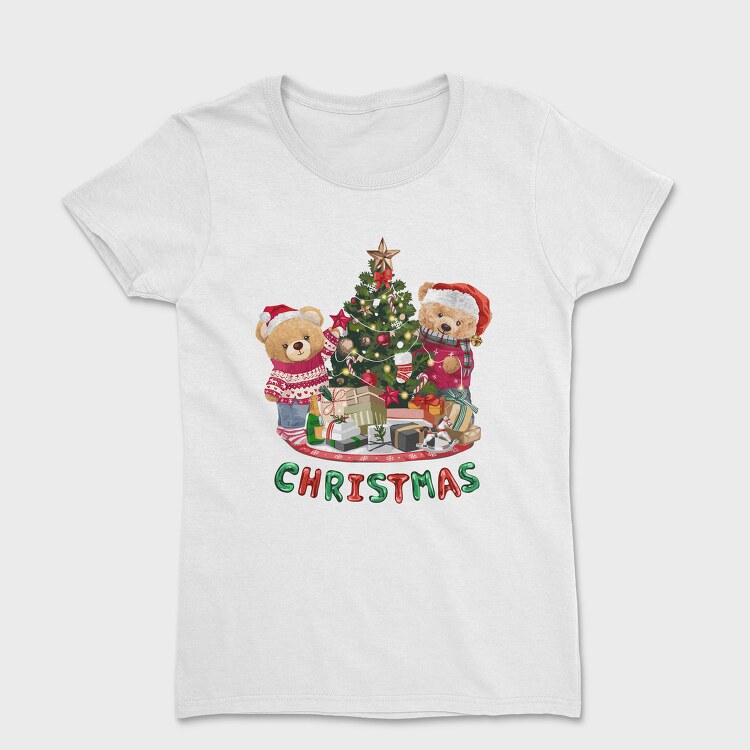 Christmas Teddy Bear 1, Tricou Femei