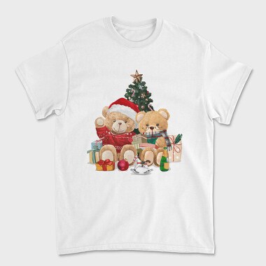 Christmas Teddy Bear, Tricou Barbati (Unisex)