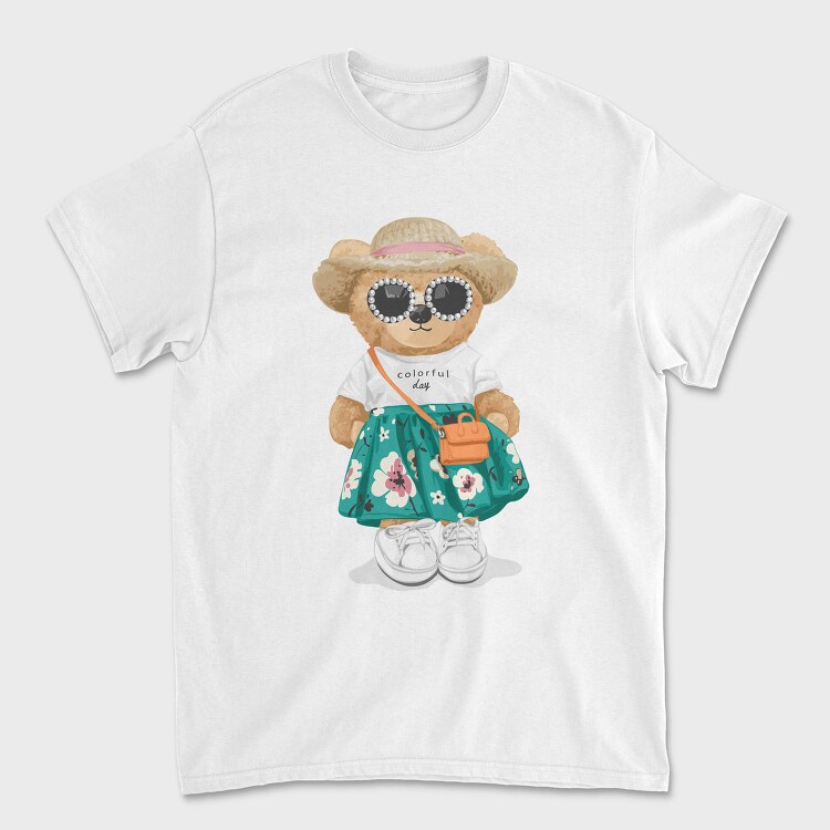 Colorful Day Bear, Tricou Barbati (Unisex)