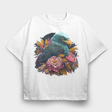 Eagle Bloom, Tricou Oversize Barbati (Unisex)
