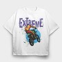Extreme Dirt Jump, Tricou Oversize Barbati (Unisex)