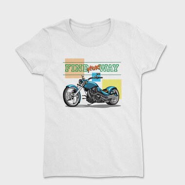 Find Your Way Motorcycle, Tricou Femei