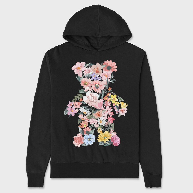 Floral Bouquet Dreams, Hanorac Oversize Barbati (Unisex)
