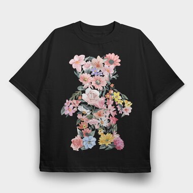 Floral Bouquet Dreams, Tricou Oversize Barbati (Unisex)