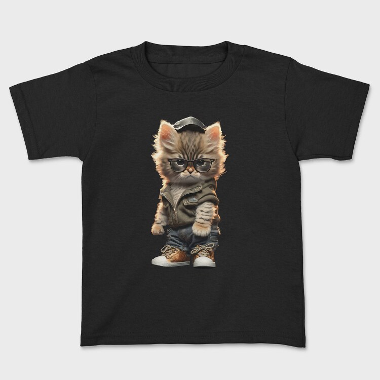 Hipster Kitty, Tricou Copii