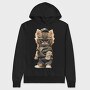 Hipster Kitty, Hanorac Oversize Barbati (Unisex)