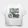 Motorcycle Legend, Tricou Oversize Barbati (Unisex)