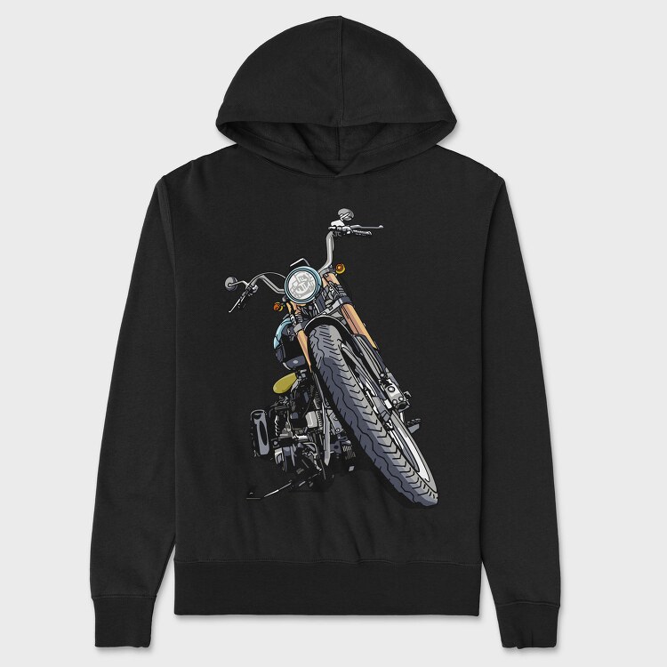 Motorcycle Rider, Hanorac Oversize Barbati (Unisex)