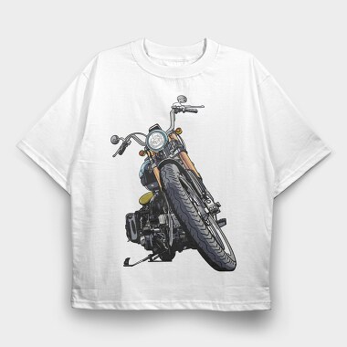 Motorcycle Rider, Tricou Oversize Barbati (Unisex)