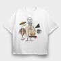 Vintage Sun King, Tricou Oversize Barbati (Unisex)