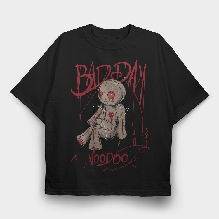 Bad Day Voodoo, Tricou Oversize Barbati (Unisex)