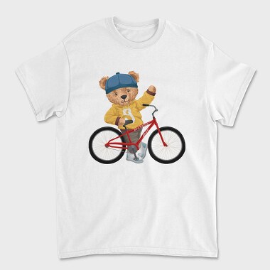 Bicycle Day Bear, Tricou Barbati (Unisex)
