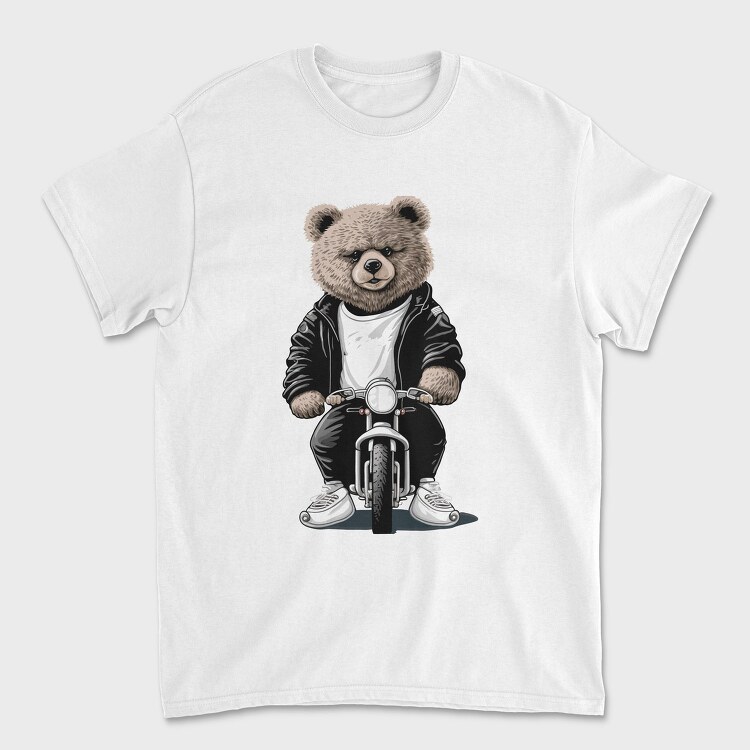 Biker Bear Ride, Tricou Barbati (Unisex)