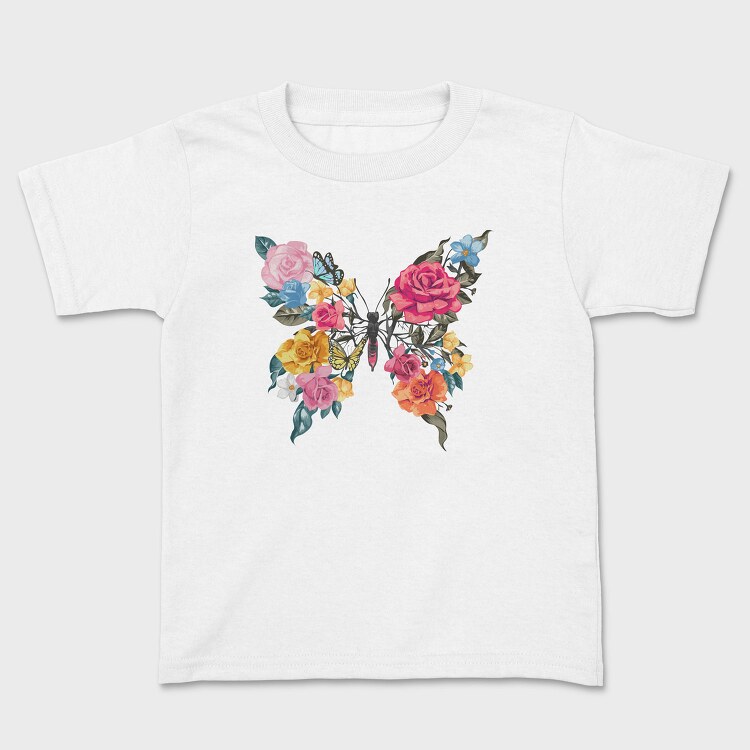 Butterfly Roses Bloom, Tricou Copii