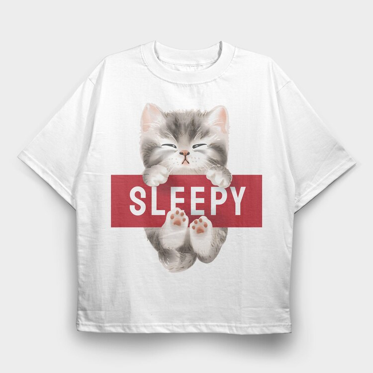 Catnap Dreams, Tricou Oversize Barbati (Unisex)