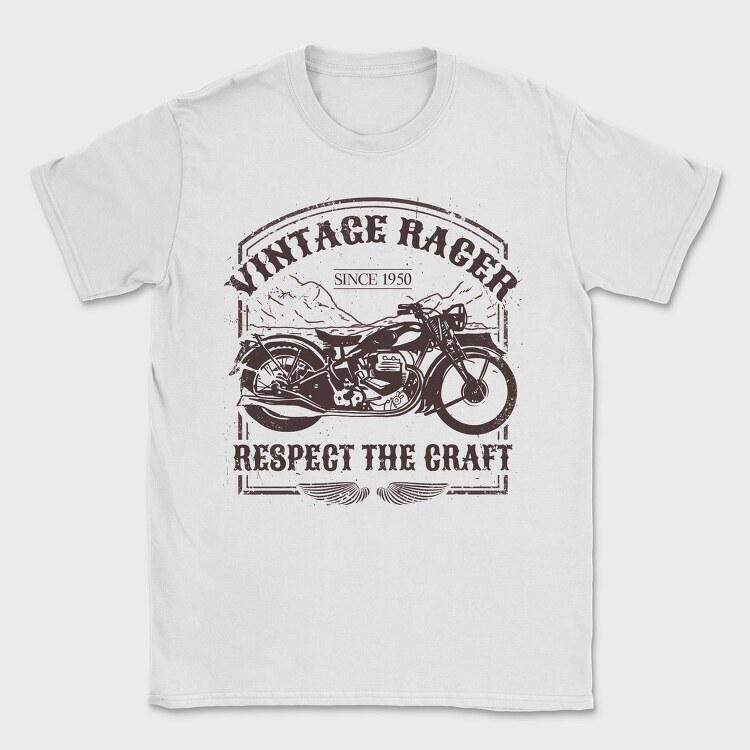 Vintage Racer, Tricou Barbati (Unisex)