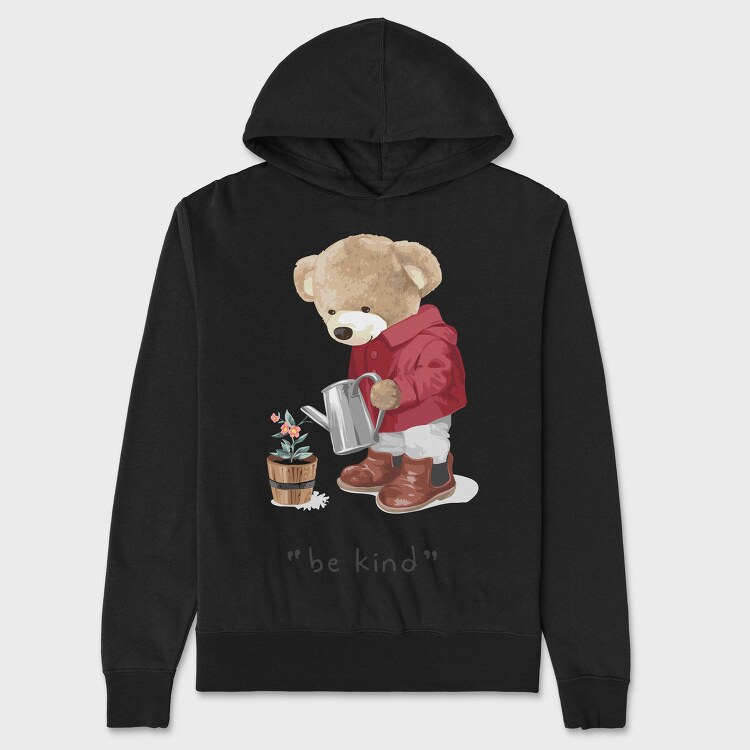 Teddy Bear Kindness, Hanorac Oversize Barbati (Unisex)