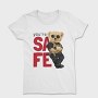 Teddy Bear Police Safe, Tricou Femei