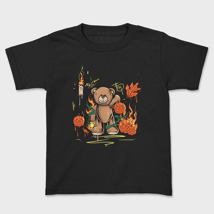 Teddy Halloween Trick, Tricou Copii