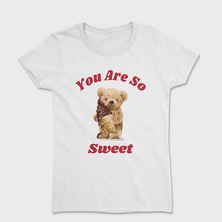 Teddy Ice Cream Sweet, Tricou Femei