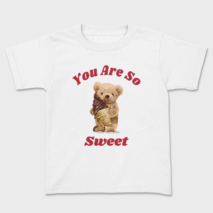 Teddy Ice Cream Sweet, Tricou Copii