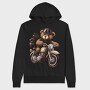 Teddy Rider 1, Hanorac Oversize Barbati (Unisex)