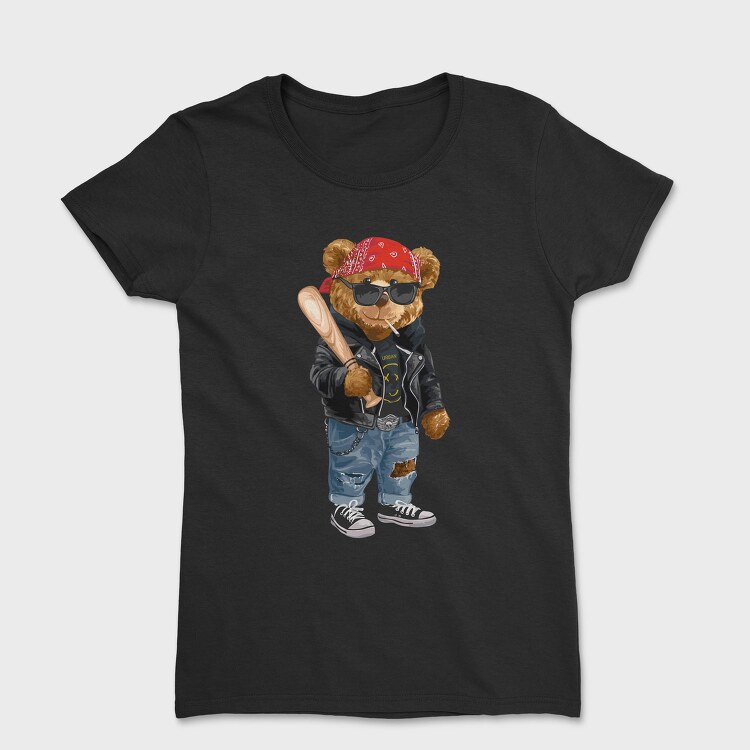 Urban Bear Biker, Tricou Femei