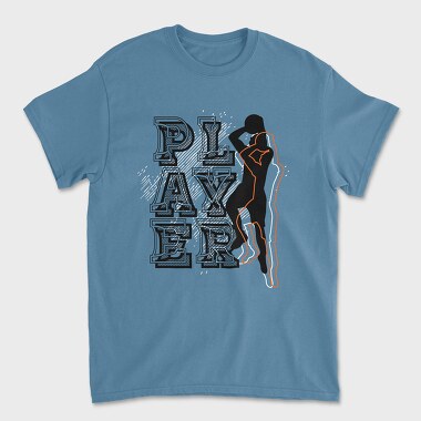Player Silhouette, Tricou Barbati (Unisex)