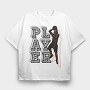 Player Silhouette, Tricou Oversize Barbati (Unisex)