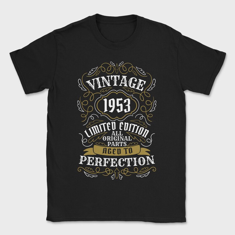 Vintage Label, Tricou Barbati (Unisex)