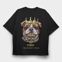Royal Bulldog Power, Tricou Oversize Barbati (Unisex)
