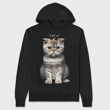 Royal Cat King, Hanorac Oversize Barbati (Unisex)