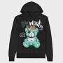 Royal Teddy Yes, Hanorac Oversize Barbati (Unisex)