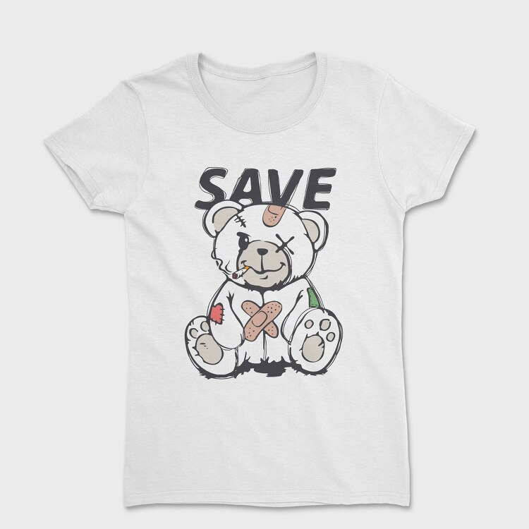 Save Teddy Bear, Tricou Femei