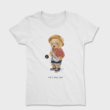 Saxophone Bear Jam, Tricou Femei