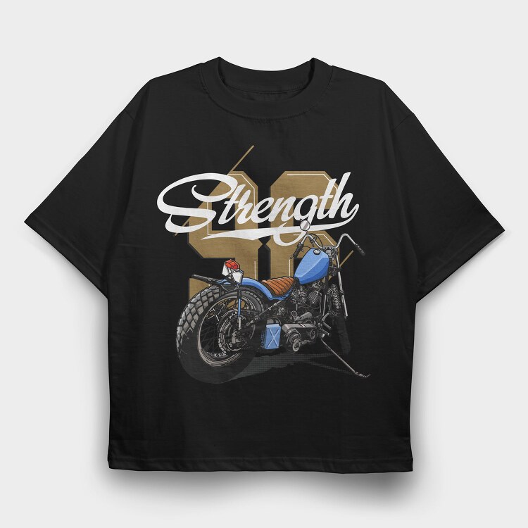 Shengfly Chopper, Tricou Oversize Barbati (Unisex)