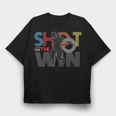 Shot For The Win, Tricou Oversize Barbati (Unisex)