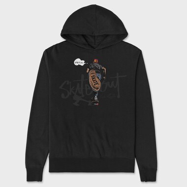 Skate Out No Rule, Hanorac Oversize Barbati (Unisex)