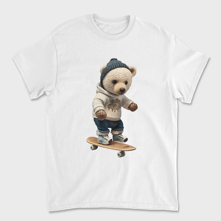 Skateboarding Bear 1, Tricou Barbati (Unisex)