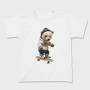Skateboarding Bear 1, Tricou Copii
