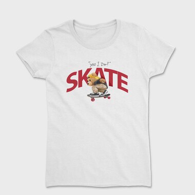 Skateboarding Teddy 2, Tricou Femei