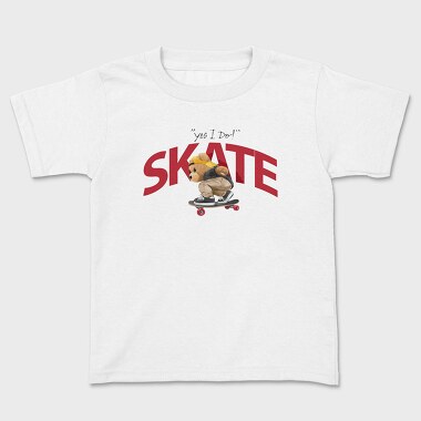 Skateboarding Teddy 2, Tricou Copii